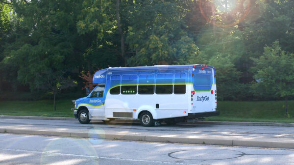 Photo of an IndyGo Paratransit Bus