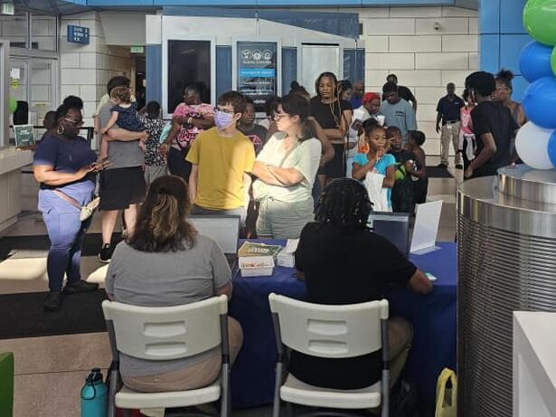 Group of People at Hiring Event